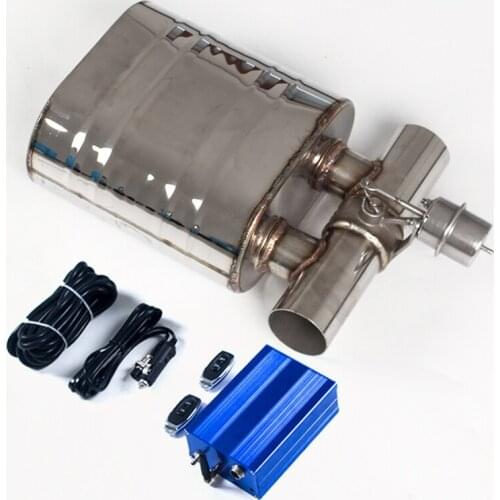 Universal Exhaust Air Valve Muffler System With Vacuum Pump Remote Controller 1 Inlet to 1 outlet Gas Silencer Remoter Control