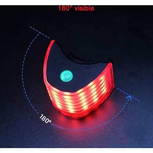 Bike Taillight Rear Light Cycling USB Rechargeable Seatpost Fork LED MTB Rode Bicycle Super Bright Led Red Flashlight N026A