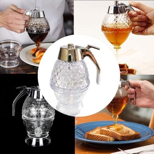 1PCS Beekeeping Honey Juice Dispenser Kettle Storage Pot Jar Portable Container Holder Cup Kitchen Drip Kitchen Accessories