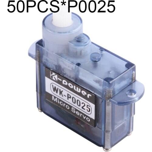 50PCS K-power P0025 2.5G/0.8KG/0.07S High Speed Super Light Coreless Motor Micro/Mini Analog Servo for RC Airplane Toys Hobbies