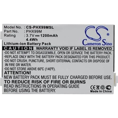CS 1200mAh battery for Philips 9@9m, Xenium 9a9M