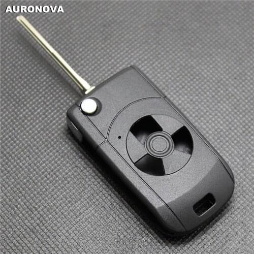 AURONOVA New Upgrade Flip Folding Key Shell for Dongfeng Joyer 3 Buttons Modified Remote Car Key Case