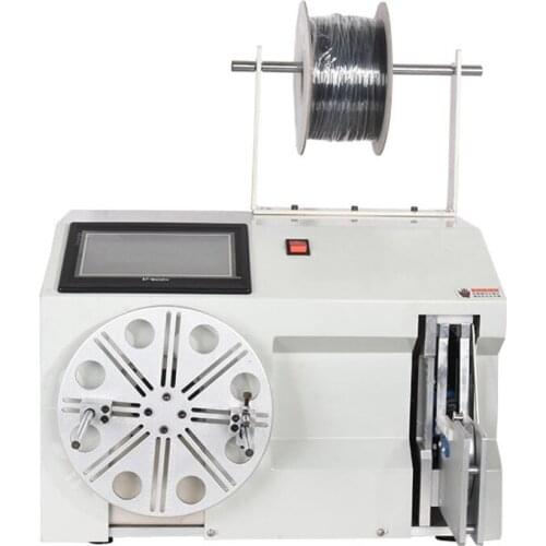 Automatic Winding Tie Machine Data Line Power Cable Strapping Around Wire Tools Number Of Turns Tie Length Processing Equipment