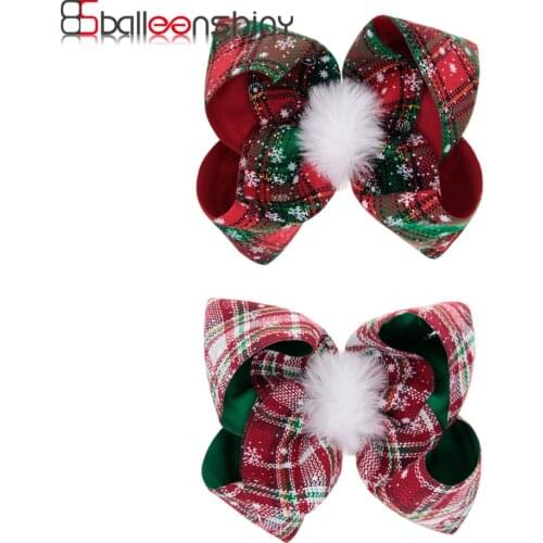 Balleenshiny Christmas Childrens Hairpins Christmas Gifts Kids Barrette For Girls Lovely Princess Duckbill Toddler Hair Grip