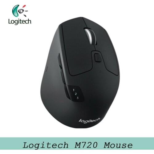 Logitech M720 Triathalon Multi-Device Wireless Mousewith-2-4G-Wireless-Optical-Trackball-Ergonomic-Mouse-Gamer-for-Windos-10-8