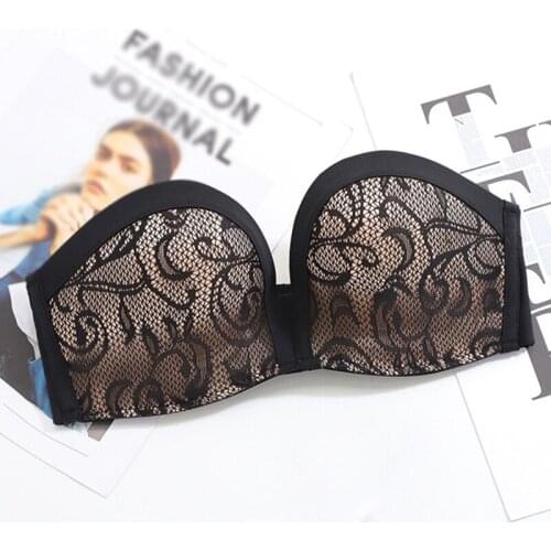 Strapless Bra Sexy Wireless Bra Sexy Seamless Push-up Backless Lingerie Bralette Seamless Brassiere Female Underwear