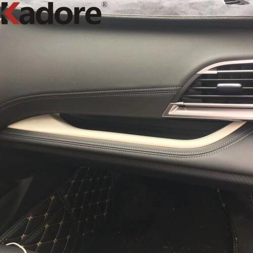 For Subaru Outback 2020 2021 2022 Carbon Fiber Style Interior Front Storage Box Strip Cover Trim Sticker Car Accessories LHD