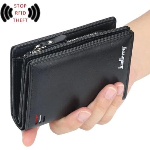 2021 New Short Wallet men Purse for men Card Holder small Wallets slim mens wallet purse leather wallet