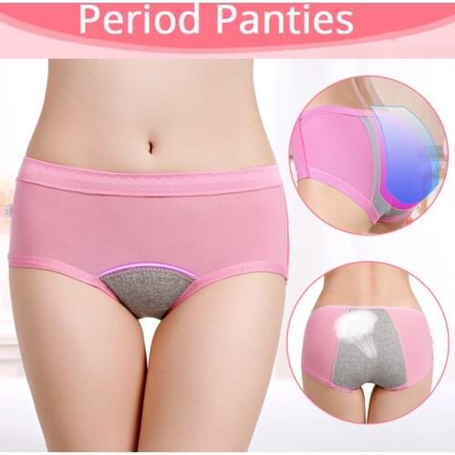Menstrual Underwear Women Period Panties Modal Female Lengthen Physiological Leakproof Panties Ladies Briefs