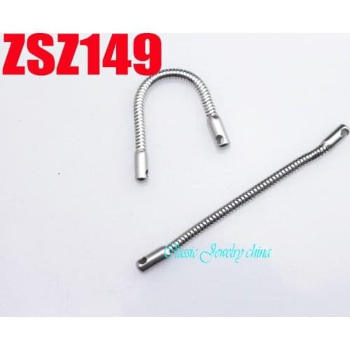 Multi-purpose 2.4mm stainless steel round snake short chain jewelry parts DIY accessories ZSZ149