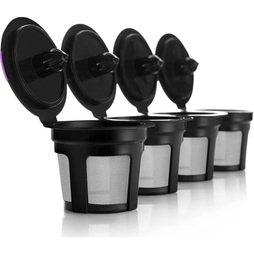 Reusable K Cups for Keurig - Universal Fit 1.0 & 2.0 Keurig Coffee Makers Refillable Kcups Coffee Filters for All Keurig
