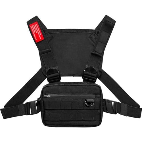 Hip Hop Streetwear Chest Bags For Men 2020 New Arrivals Functional Tactical Chest Rig Bag Male Unisex Chest Vest Pack Waist Pack