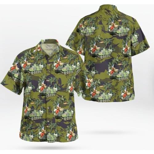 2021 New 3D Printing Tank Green Hawaii Shirts Men Summer Short-sleeved Beach Shirt Men Shirts Oversize Camisa Masculina 5XL-945