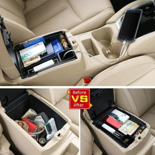 Car Organizer For 14-17 Nissa X-TRAIL Central Armrest Storage Box Container
