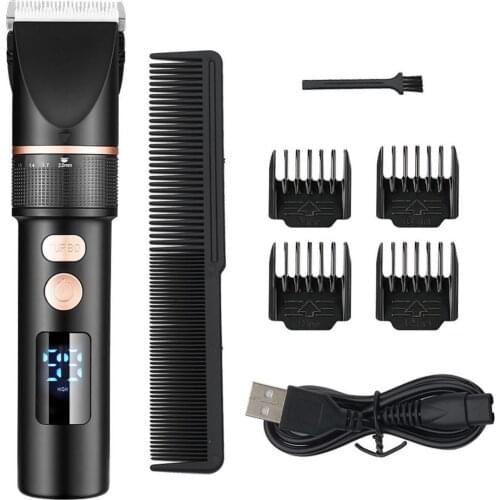 Professional Hair Clippers For Men 500mAh Electric Hair Trimmer High-capacity Lithium Battery Washable Body And Ergonomic Design
