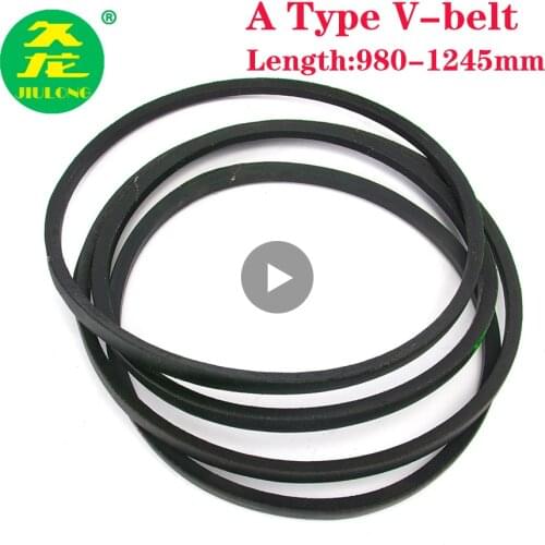 JIULONG V-Belt A Type Black Rubber Drive V Belt A980/991/1016/1020/1036/1041/1067/1080/ Inner Girth for Machine Transmission