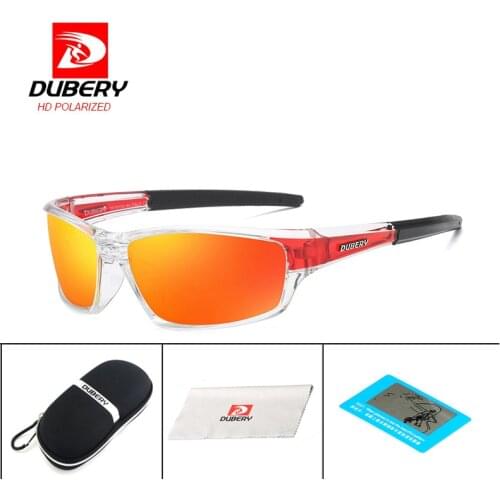 DUBERY Mens Polarized Driving Sport Sunglasses Sun Glasses For Men Women Luxury Brand Designer Shades Eyewear Goggles UV400