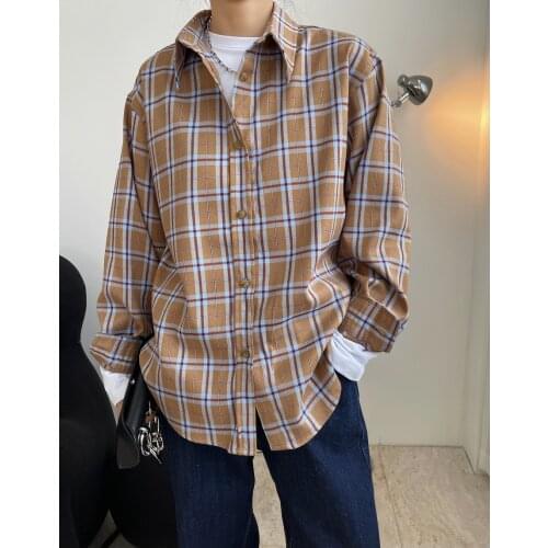 Woman classic viscose cotton long shirt