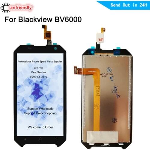 For Blackview BV6000 LCD Display + Touch Screen Digitizer Assembly Replacement Part For Blackview BV 6000 Glass Panel lcds new