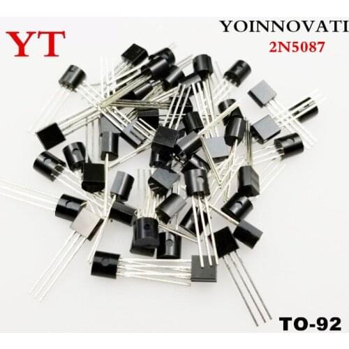 100pcs/lot 2N5087 TRANS PNP 50V 0.05A TO-92