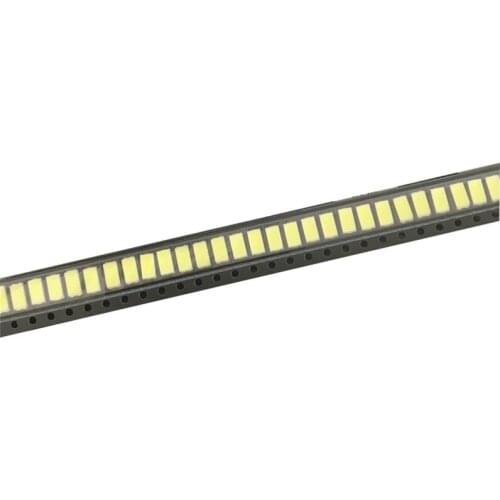 100PCS 5730 WHITE LED warm white 2800-3000k cool white 14000-15000k 3.2-3.4v plcc-2 lamp light beads