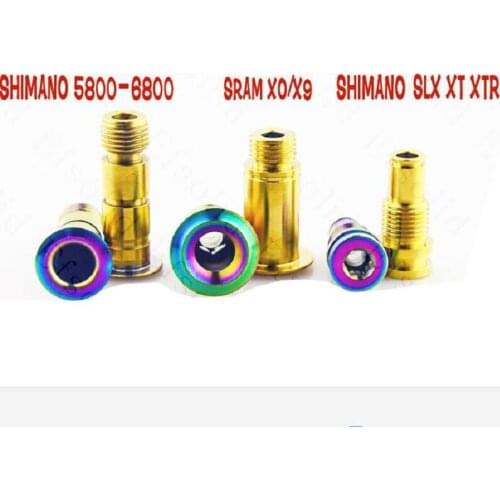 1x Titanium Rear fixed axle bolt for bicycle UT5800/6800/XT SRAM XO/X9