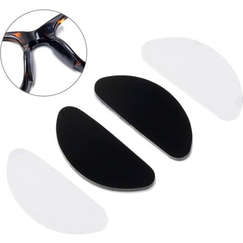5 Pairs Stick On Nose Pad Glasses Brace Support Anti-slip Silicone Nose Pads For Eyeglasses Eyewear Accessories