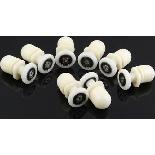 Free shipping 8 Shower door rollers runners wheels pulleys Diameter of the wheel ( 20MM-27MM) shower room pulley