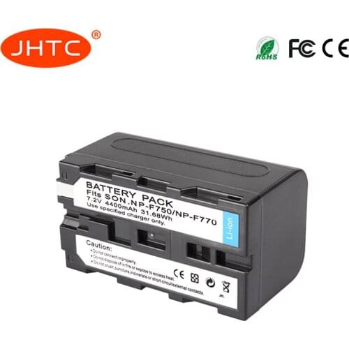 Battery NP F750 NP-F770 F730 F770 for Sony NP F960 F970 NP-F770 F550 CCD-TRV58 TRV110K TRV26E V1J z1 TRV36 TR917 4400mAh