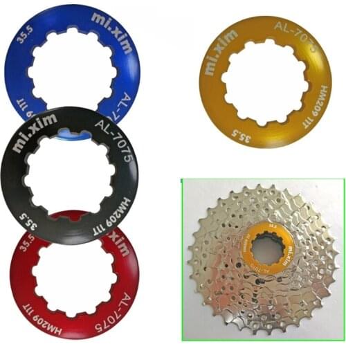 Aluminum Alloy Bicycle Cycling 11T Cassette Cover Bike Flywheel Freewheel Fixing Bolt Screw MTB Gear Lock Ring