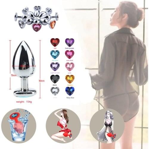 Anal Plug Sex Toys For Women Adult Stainless Prostate Massager Dildo Sex Products Butt Plug Anal Toys for adult18 Intimate Goods