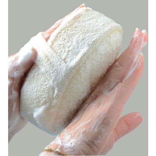 Ayevin natural loofah sponge bath ball shower gel body health massage brush is suitable foaming and exfoliate remove dead skin