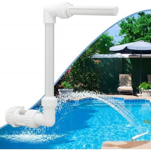 Pool Adjustable Swimming Pool Waterfall Fountain Kit PVC Feature Water Spay Pools Spa Decorations Swimming Pool Accessories