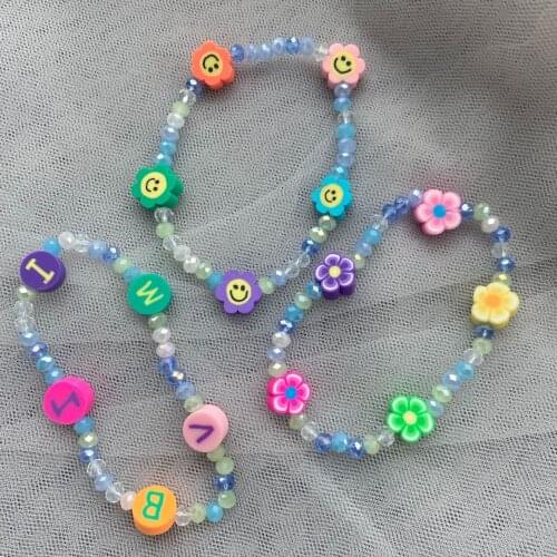 Smiley bracelet charms women jewelry pulseras mujer sieraden chain lgbt accessories matching bracelets for girls schmuck