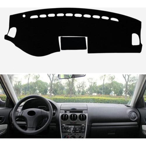 BBQ@FUKA Dashboard Cover Dash mat Dashmat Dash Board Cover PAD SUN SHADE CARPET Fit For 2003-2008 MAZDA 6 Accessories