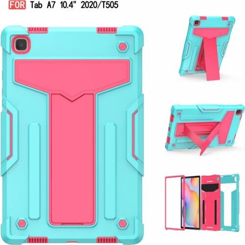 Hybrid Heavy Duty Tablet Case For Samsung Galaxy Tab A7 10.4 2020 Shockproof Rugged Armor Case TabA7 T505 Kickstand Cover