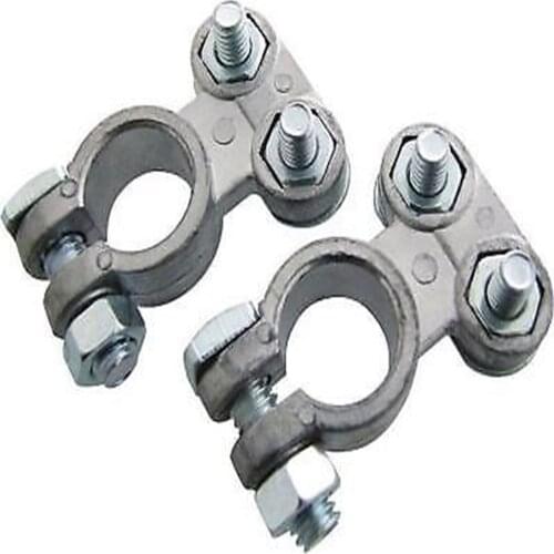 2pc 12V Leisure Battery Terminals Connectors Clamps Car Van Caravan Motorhome