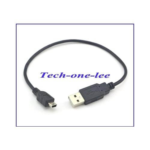 Computer USB male To Mini 5Pin Male Extension USB-A M To Mini usb M Connector 5p Adapter Cable