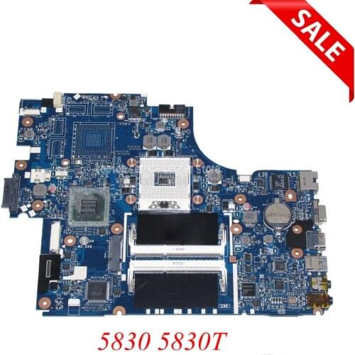 NOKOTION P5LJ0 LA-7221P Laptop motherboard for acer aspire 5830 5830TMBRHM02001 MB.RHM02.001 intel HD graphics Main board works