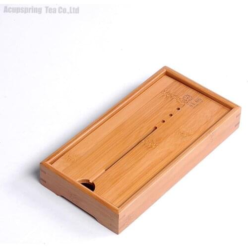 Cute Bamboo Tea Tray,Water storage Tea Teable/Plate,Chinese Kungfu Tea Ceremony teaset,for puerh/pu'erh/white/green/Oolong tea