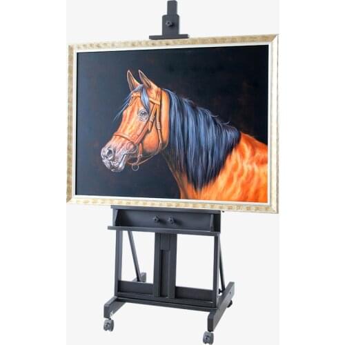 Solid Wood Easel Caballete Artist Cajoneras De Madera Easel for Painting Atril Madera Painting Stand Art Supplies for Artist