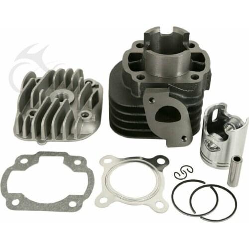 Motorcycle Cylinder Piston Top End Kit For Polaris Scrambler 50 01-03 Predator 50 2004-2007 Scrambler Predator 50cc Sportsman
