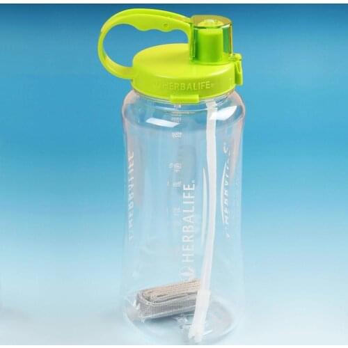 New Arrival Wholesale Price 2000ml 2L Herbalife Nutrition Straw Sports Hiking Fitness Gym Water bottle