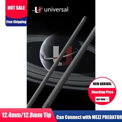 New Arrival Original Universal Carbon Fiber Shaft 12.4/12.8mm Tip Pool Cue Carbon Shaft Billiard Shaft for MEZZ PREDATOR
