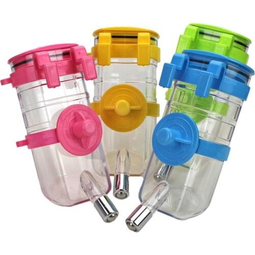 350ml Pet supplies Hanging drinker Dog Cat Water Drinker Hanging Bottle Dispenser Rabbit Auto Feeder