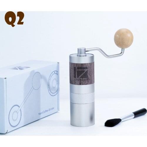 1zpresso Q2 Portable Coffee Grinder High quality Aluminum Manual Coffee grinder Stainless steel Burr grinder Mini Coffee milling