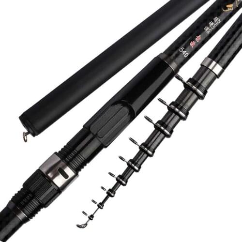 3.6/4.5/5.4/6.3/7.2m Spinning Casting Telescopic Fishing Rod Pesca Portable Fishing Tackle Sea Lake Spinning Rod Fishing Tackle