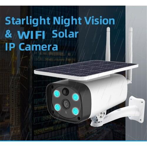 Solar Power 2MP 1080P IP /4G Network Security CCTV Camera Two Way Intercom Waterproof
