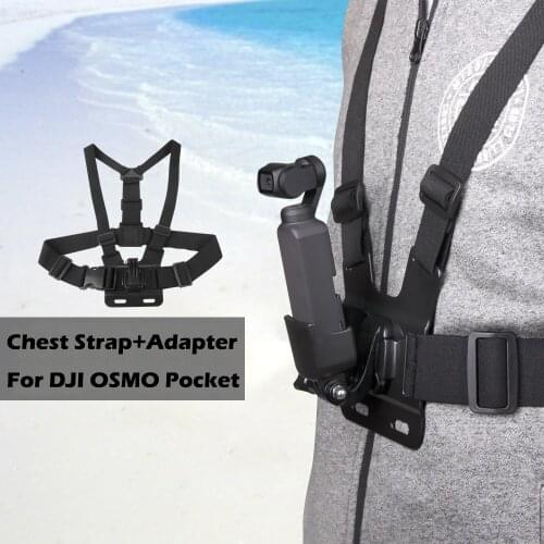 Backpack Clamp Handheld Gimbal Belt Band Chest Strap DJI Osmo Pocket Camera Expansion Adapter Mount DJI Osmo Pocket Accessories