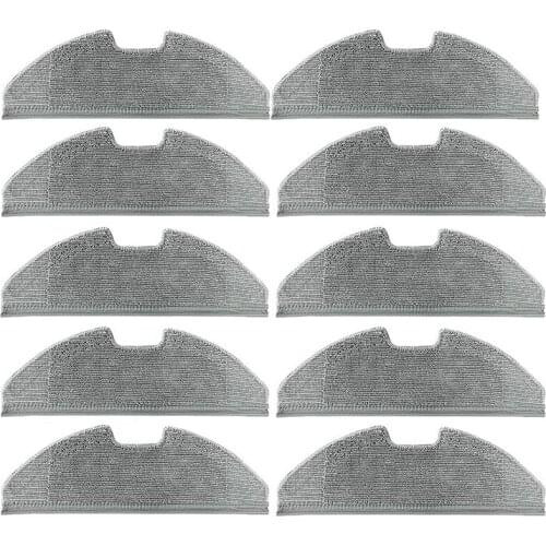 Promotion!10 Pack Microfiber Mop Cloth Pads For Eufy Robovac G10 G30 Hybrid Vacuum Cleaner Replacement Part